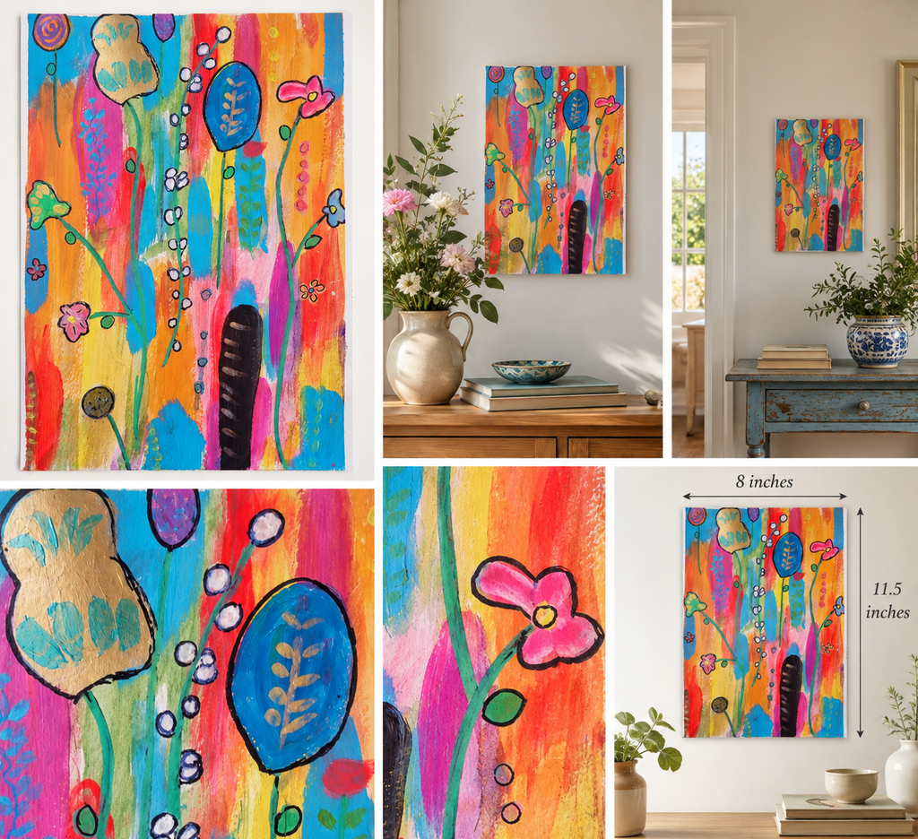 Botanical Daydream - Original Contemporary Abstract Painting