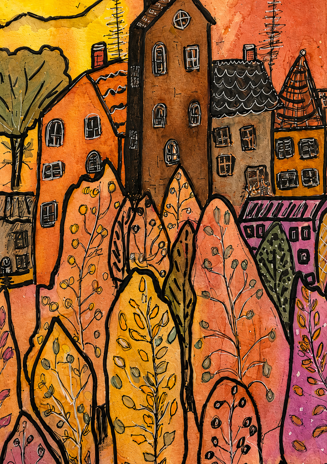 Autumn Village Dreams