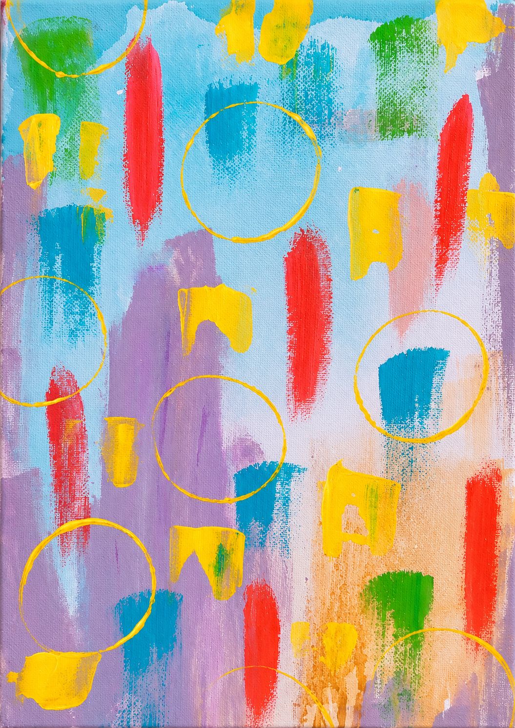 The Golden Thread - Original Contemporary Abstract Painting