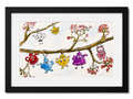 Hanging Around for Tea - Cute Original Watercolour Painting